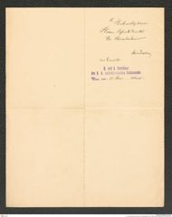 k.k. naturhistorisches Hofmuseum, Intendanzakten 1885-1896 (Hauer), Aktenzahl Z.353/1892, Seite 4